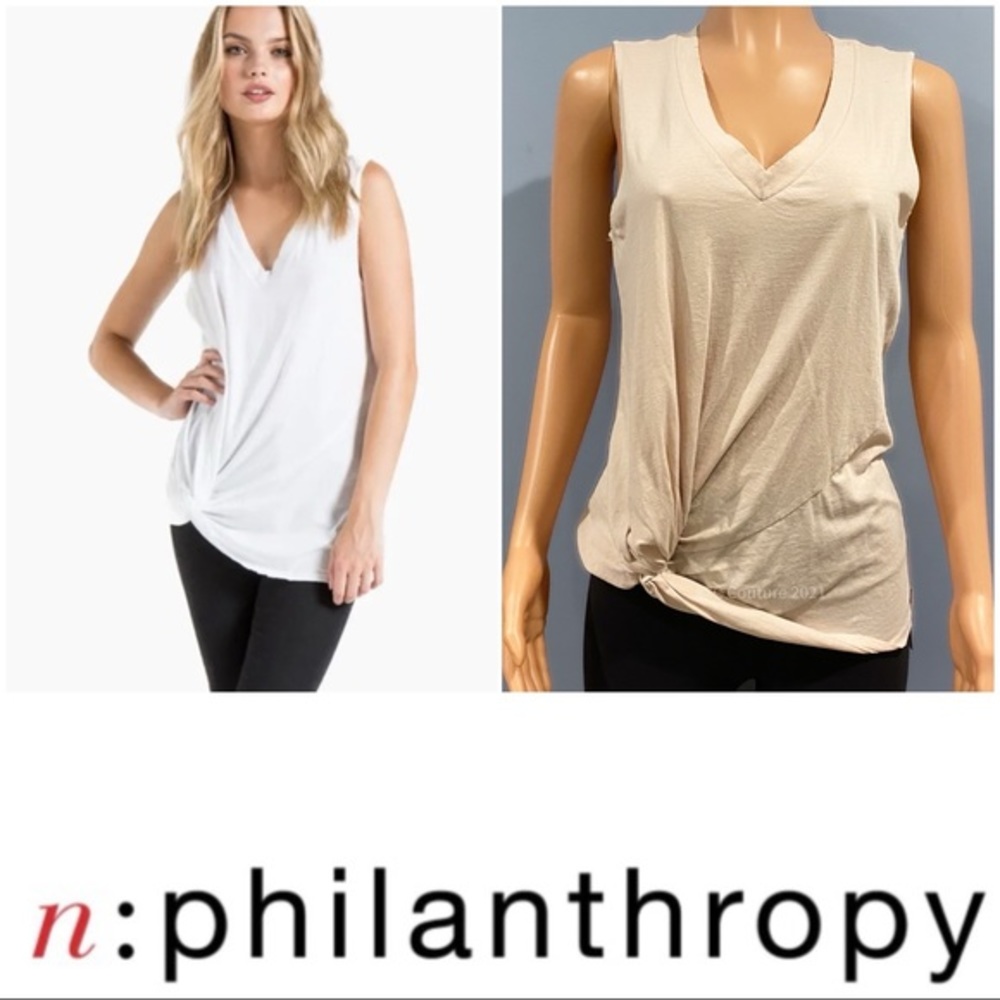 New N:PHILANTHROPY TRAP TWIST TANK - Blush color Small $105
New with tags!